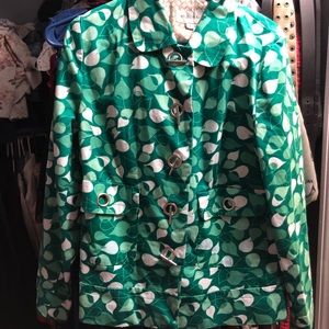 🍃Green leaf jacket